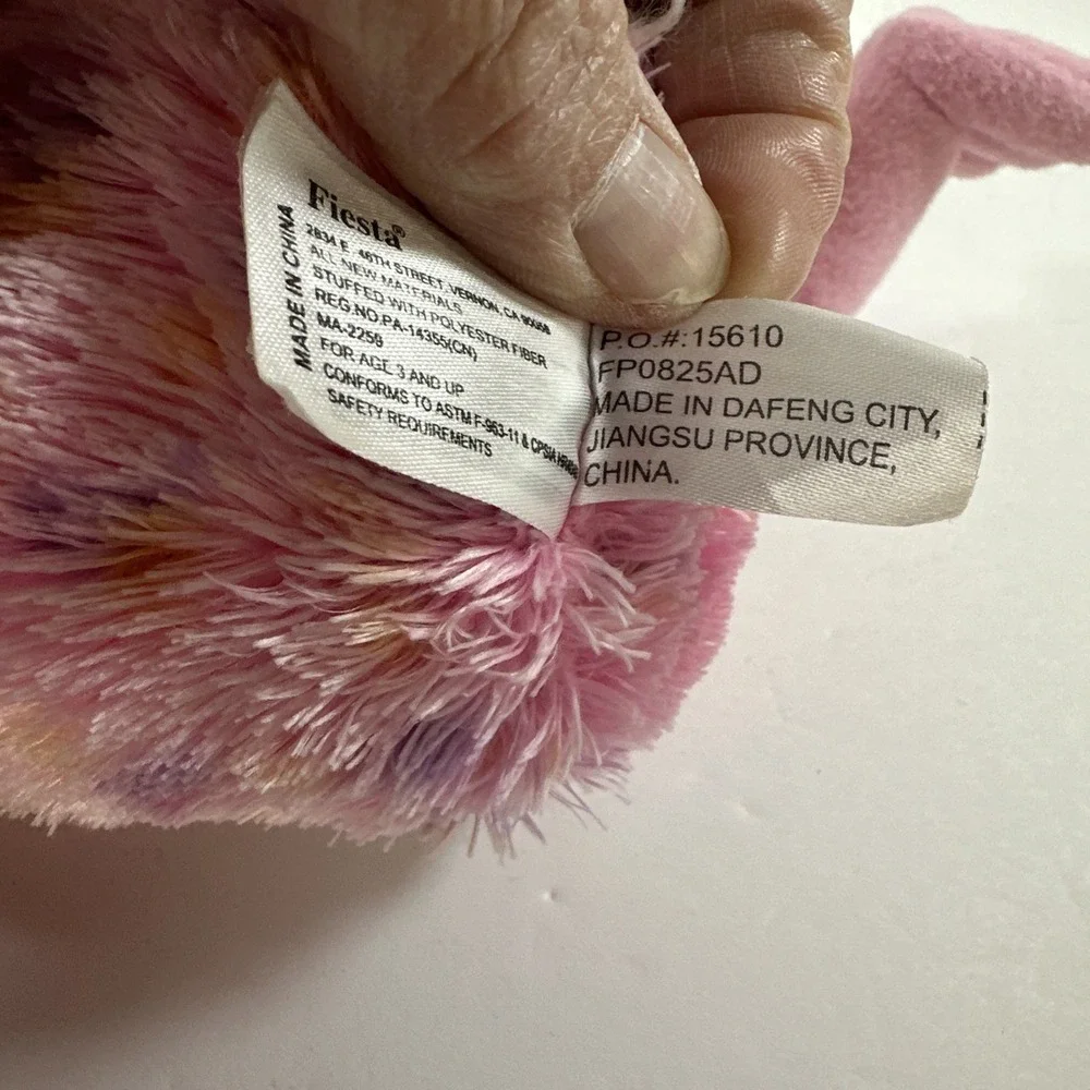 Fiesta Toys Pink Flamingo Inches My Bird Stuffed Animal Plush Pet 9.5